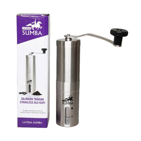 Jual Latina Sumbawa Handy Grinder Pengiling Kopi Stainless Gerigi Keramik Di Seller Kopi Alle