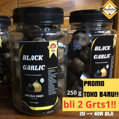 Jual Bawang Hitam Tunggal Black Garlic Shopee Indonesia