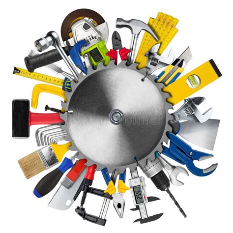 Buzz Saw Blade Stock Image Image Of Background Round 36924563