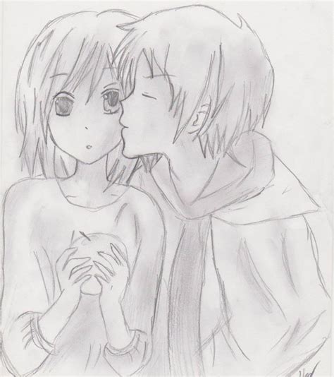 Anime Couple Drawing At Explore Collection Of Anime Couple Drawing