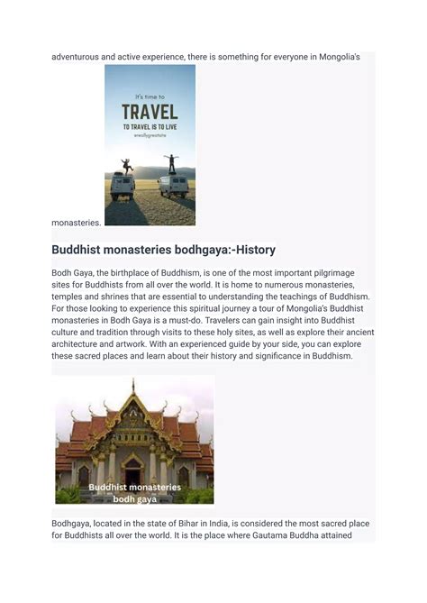 mongolia buddhist monasteries tour | PDF