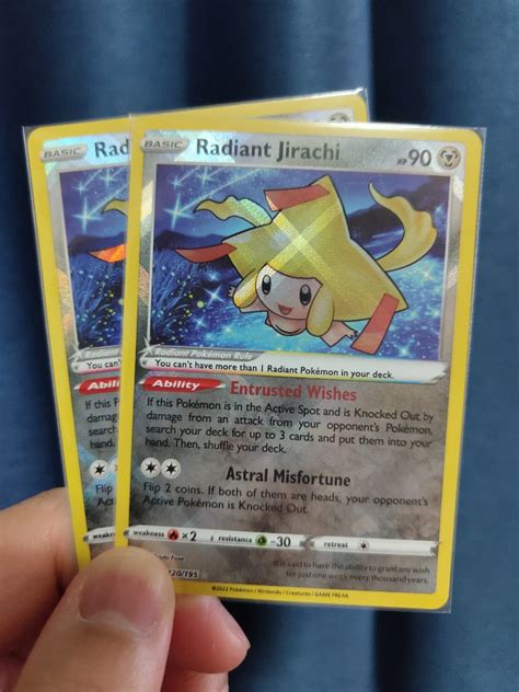 Pokemon TCG Radiant Jirachi Radiant Steelix Radiant Hisuian Sneasler