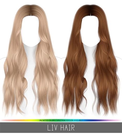 Liv Hair Simpliciaty Sims Hair Mod Hair Womens Hairstyles