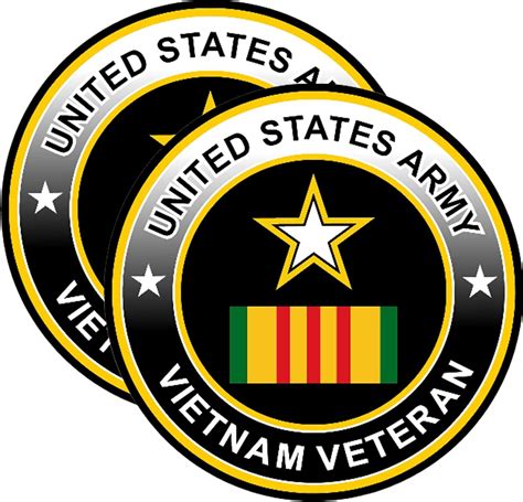 Amazon EDesign 2 Pack United States Army Vietnam Veteran Sticker