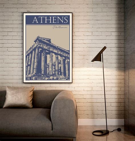 Athens Parthenon poster Parthenon Acropolis Parthenon print | Etsy