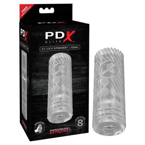 PDX Elite EZ Grip Stroker - Clear – Kinkish