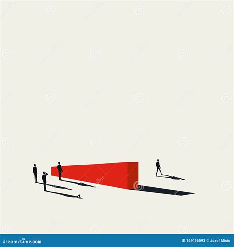 Business Competition Vector Concept with Businessman Leaving