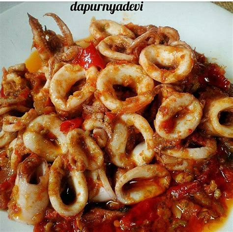 resep sambal cumi pedas favorit keluarga jatikcom