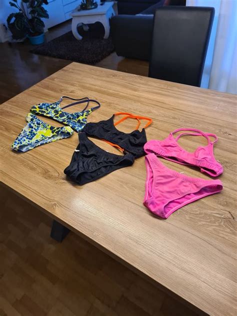 3x Mädchen Bikini Gebraucht in Untersiggenthal für CHF 15 mit Lieferung auf Ricardo kaufen