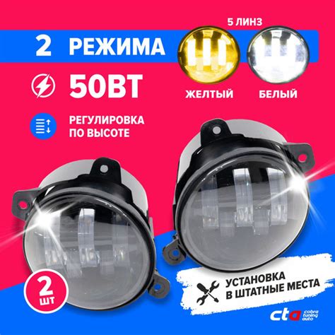 Фары противотуманные Cobra Tuning Auto купить по выгодной цене в ...