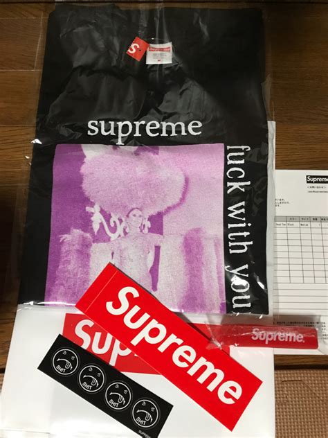 17F W シュプリーム Supreme Fuck With Your Head Tee M BLACK ブラック Tシャツ 非売品 歯ブラシ