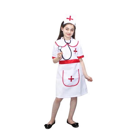 porwalnx nurse costume community helper kids fancy dress costume