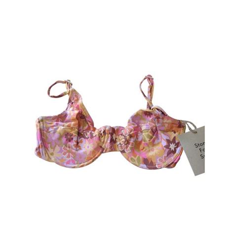 Stone Fox Swim Swim Stone Fox Swim Conch Bikini Top Retro Pop Large Poshmark