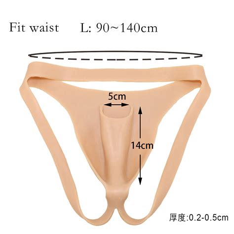 Silicone GAFF Panty Fake Vagina Girl Underwear Transgender Thong