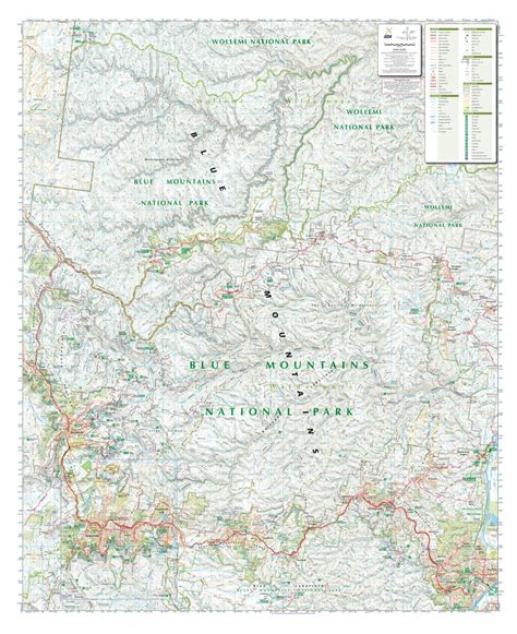 Blue Mountains North Nsw Topographic Map Shop Mapworld