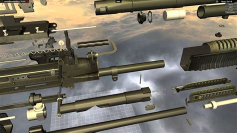 M60 Machine Gun Parts Diagram