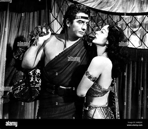 SAMSON AND DELILAH From Left Victor Mature Hedy Lamarr Stock Photo Alamy