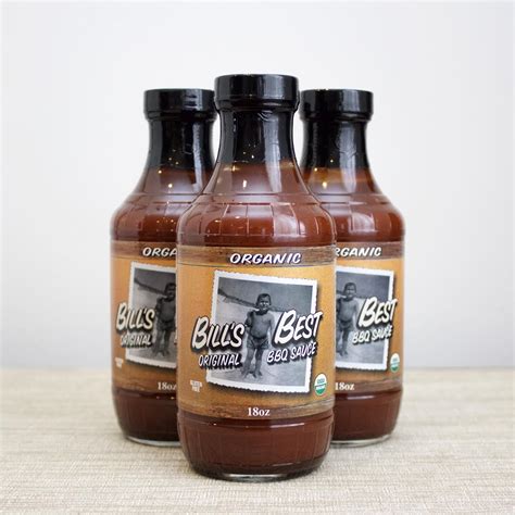 Bills Best Bbq Organic Barbeque Sauce