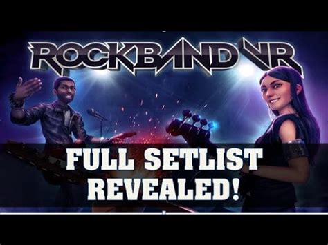 Rock Band VR News Full Setlist Songlist Revealed YouTube