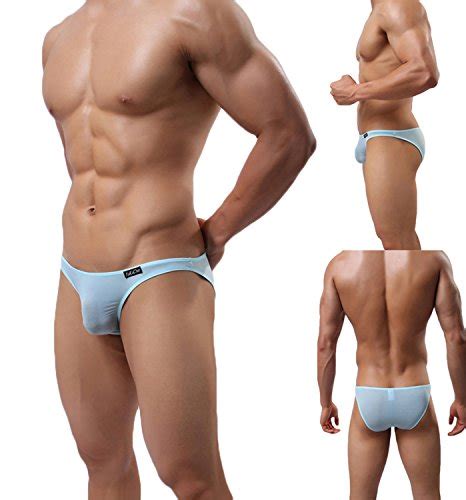 YuKaiChen Men S Bikini Briefs Underwear Low Rise Ice Silk Bikinis Pack XL US M Pricepulse