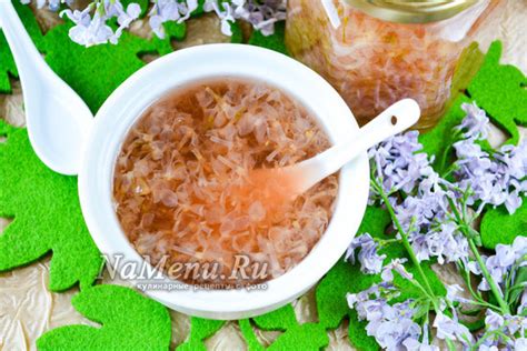 Варенье из сирени, рецепт с фото пошагово