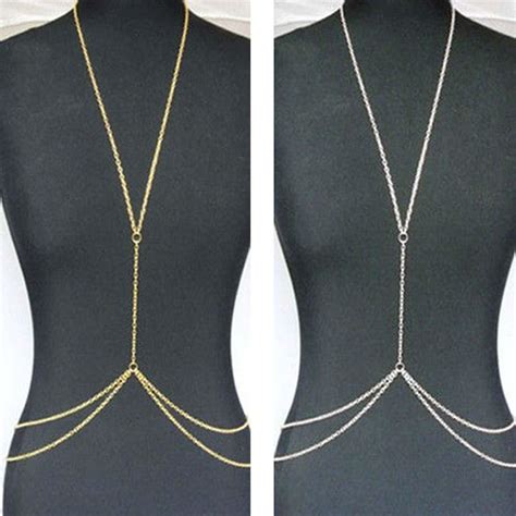 Beliebte K Rper Kette Schmuck Bikini Taille Bauch Grandado