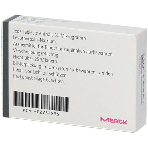 Euthyrox® 50 µg 100 St Mit Dem E Rezept Kaufen Shop Apotheke