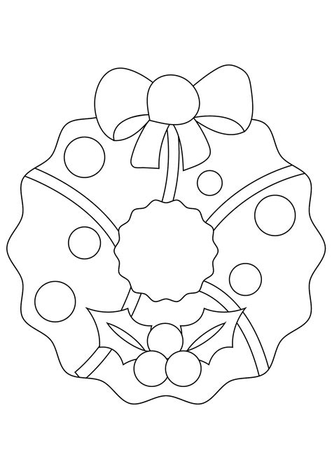 christmas wreath printable 2