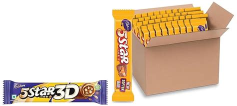 Cadbury 5 Star Chocolate Bar 40 Gm Pack Of 28 And Cadbury 5 Star 3d