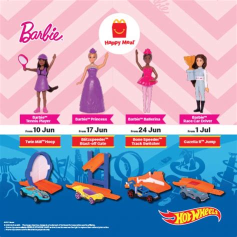 Mcdonald S Happy Meal Barbie Hot Wheels Shopee Malaysia