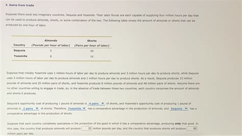 Solved When the two countries did not specialize, the | Chegg.com