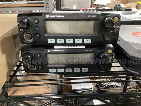 Two 2 Motorola Xtl 2500 Radios Govdeals