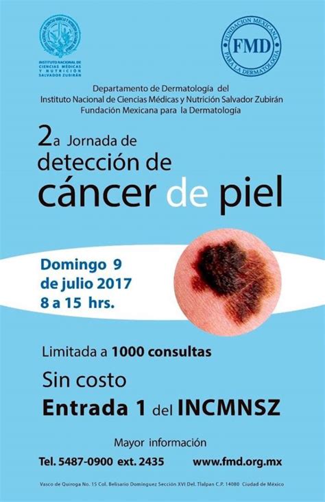 Realizar N Jornada Gratuita De Detecci N De C Ncer De Piel En Cdmx