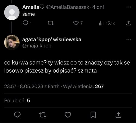 Amelia On Twitter Co Kurwa Same Ty Wiesz Co To Znaczy Czy Tak Se