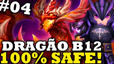 PRIMEIRO TIME DE DRAGÃO ABISMO HARD NA CONTA DK RAGDOLL summoners war