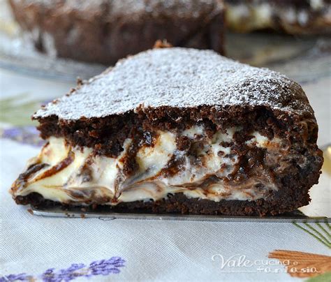 Crostata Morbida Al Cacao Con Ricotta E Mascarpone Torte Dolci Dolci