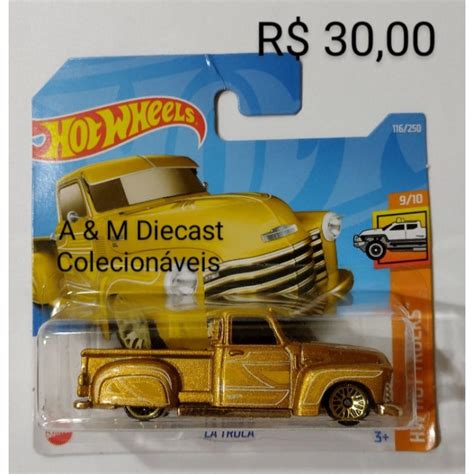Miniatura Carrinho Hot Wheels La Troca Dourada Shopee Brasil