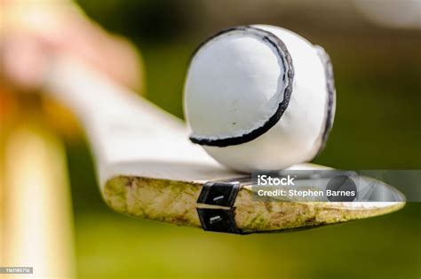 hurl  sloitar   irish game  hurling stock photo