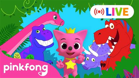 Live 🔴 Dinosaurios Para Niños🦖🦕 Dibujos Animados Pinkfong Cuentos Y Canciones Infantiles