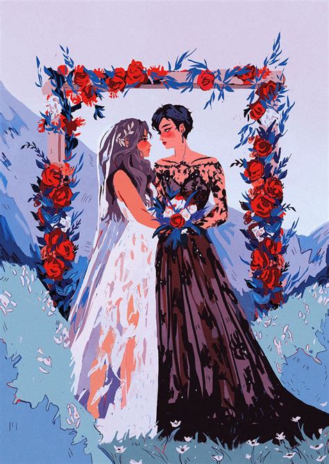 Lesbian Art Cute Lesbian Couples Gay Art Queer Art Art Anime Couple Art Pretty Art