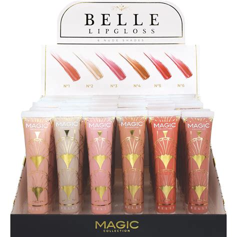 BELLE NUDE LIPGLOSS DISPLAY BSWBT