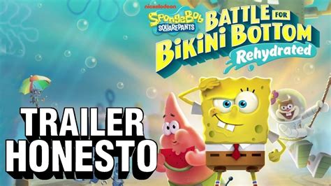 Trailer Honesto Bob Esponja Battle For Bikini Bottom Legendado