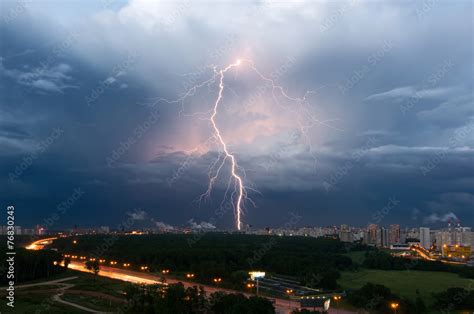 Fototapeta Noc Sztorm Natura Niebo Dekowizja Pl