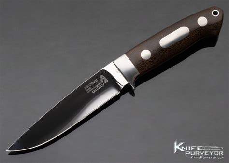 Bob Loveless Custom Knife Double Nude Logo Riverside Field And Stream Knife Knife Purveyor