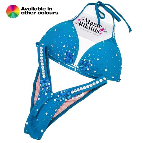Quick Ship Bikini Lycra With Mixed Bling Ifbb Elite Pro Magic