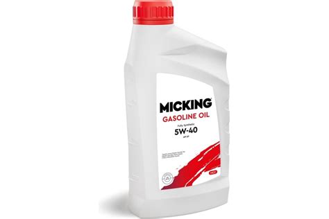 Моторное масло Micking Gasoline Oil MG1 5W-40 синтетическое API SP для ...