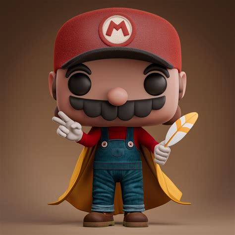 Funko Pop Concept Super Mario World Finished Projects Blender