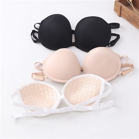 Invisible Strapless Lingerie Push Up Sexy Bra Woman S No Underwire Thick Cup Underwear Shopee