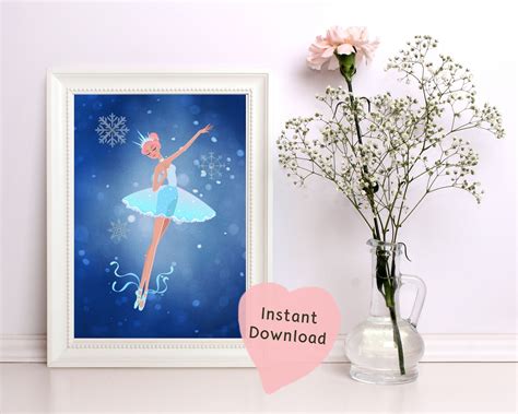 Snow Queen | Nutcracker Ballet Wall Art | Nutcracker Ballet Christmas