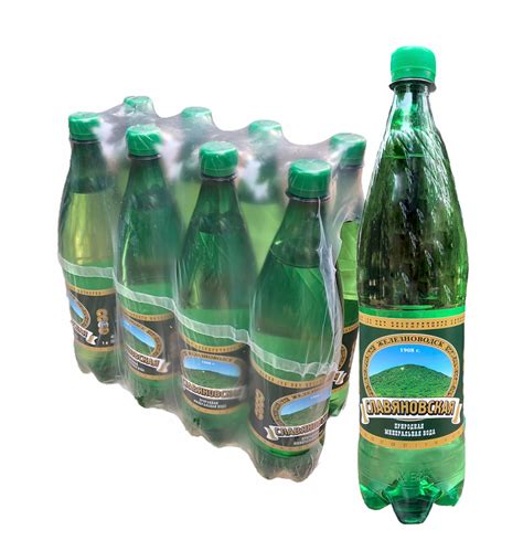 Характеристики Минеральная вода "СЛАВЯНОВСКАЯ" 1л 8 шт., подробное ...